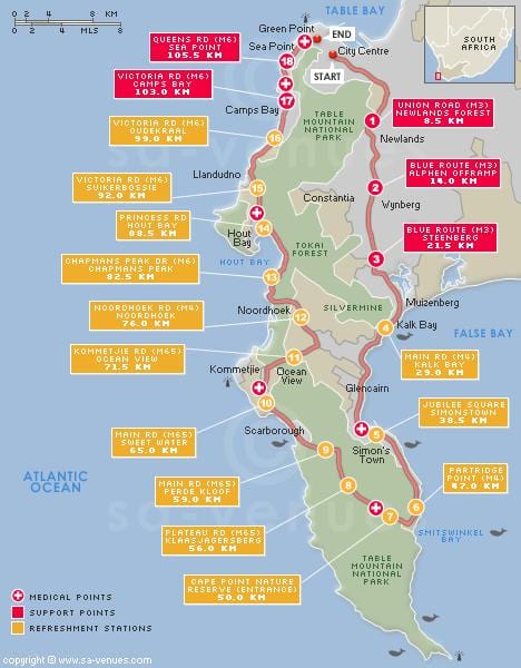 zemljevid cape argus pot