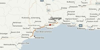 Zemljevid george Cape Town