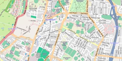 Zemljevid rondebosch Cape Town