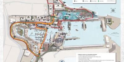Zemljevid v&mesto waterfront center
